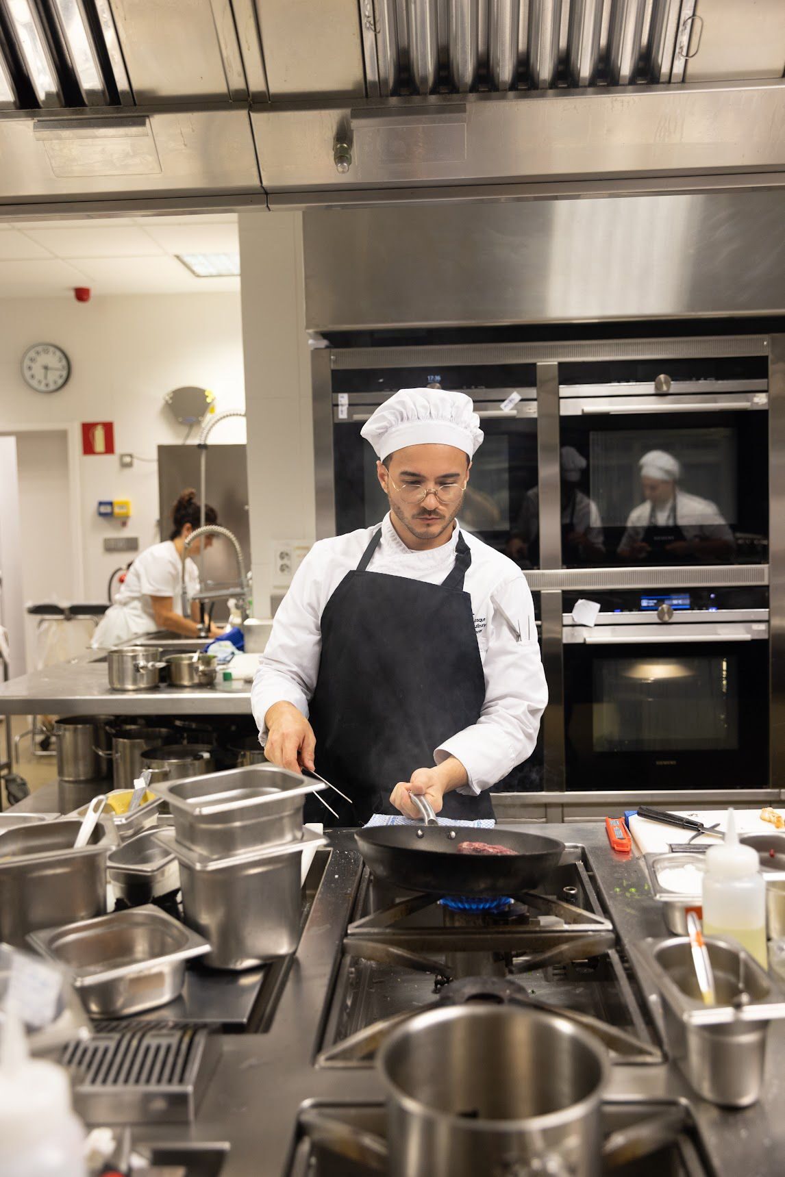 Arturo cocinando, Basque Culinary Center