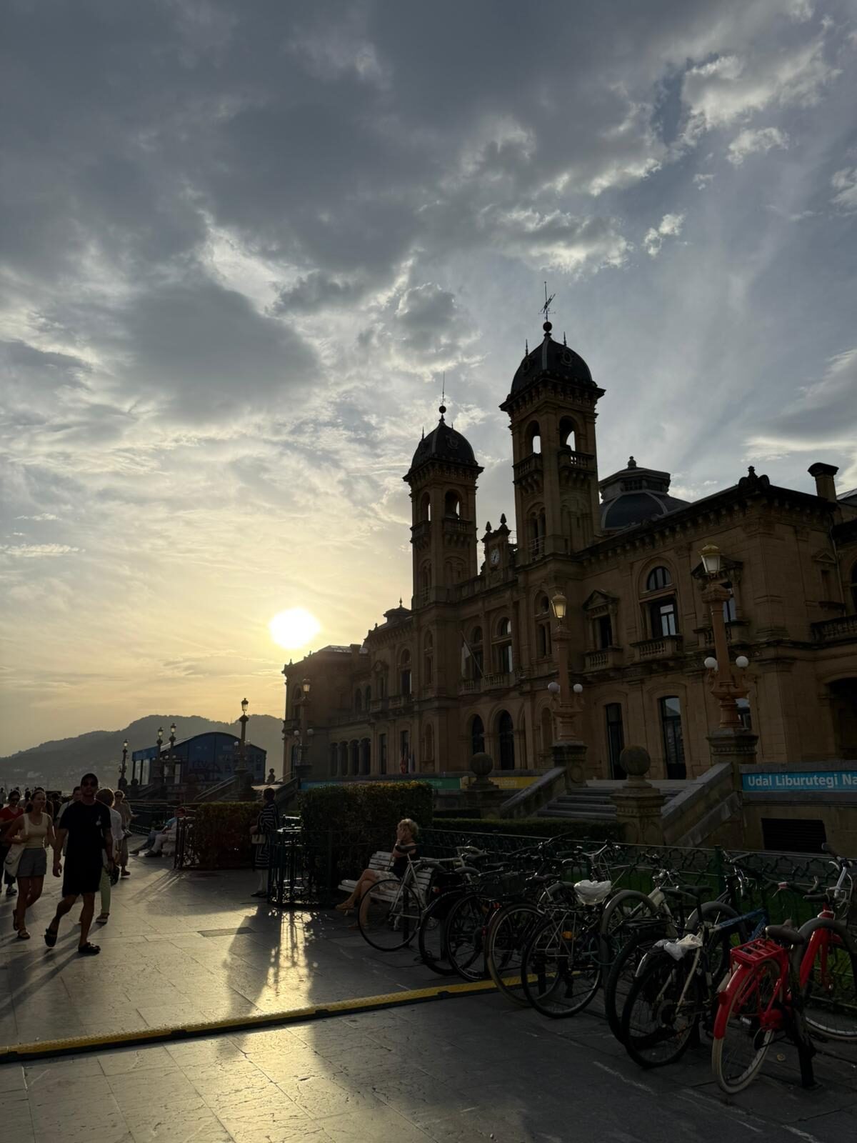 Donostia, atardecer